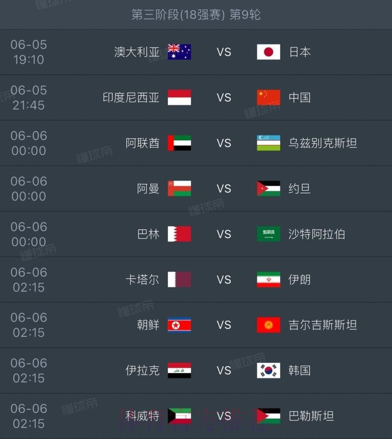 2026世界杯小组赛赛程推荐